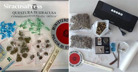 Operazioni Antidroga A Siracusa E Lentini Arrestati Due Spacciatori