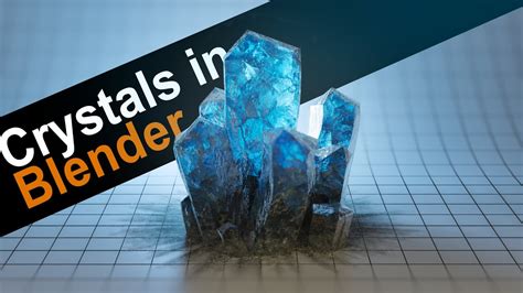 How To Easily Create Crystals In Blender Youtube