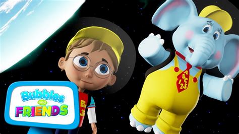 Bubbles And Friends Explore Space Educational Videos For Kids Youtube