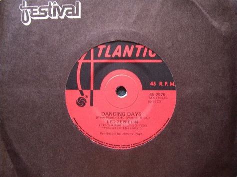 Led Zeppelin Dancing Days 1973 Vinyl Discogs