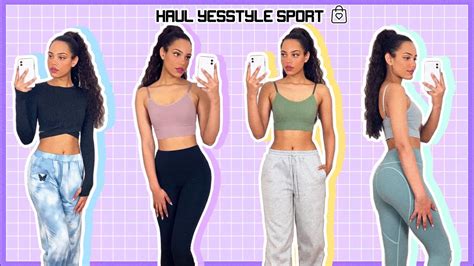 Haul Yesstyle Sport Try On Hot Girl Summer Youtube