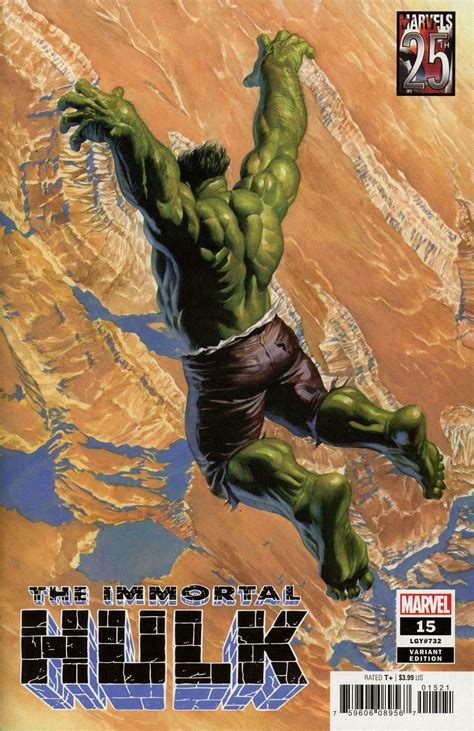 Immortal Hulk 2018 14 VF NM NM Alex Ross Marvels 25th Anniversary