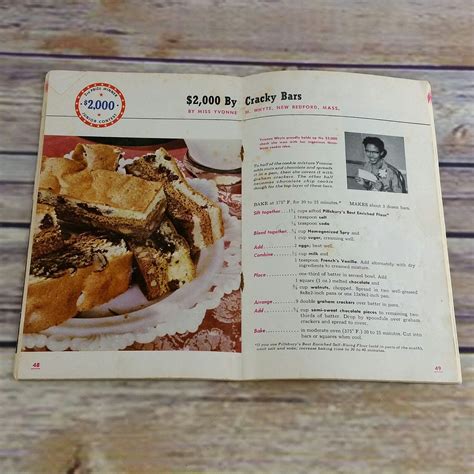 Vintage Cookbook Pillsbury Bake Off Cook Book Th Grand National Annual