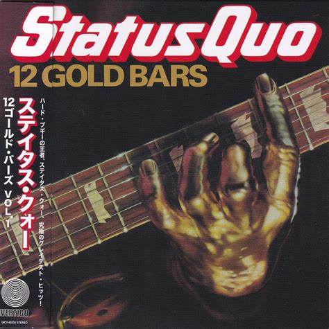 Status Quo 12 Gold Bars Hi Stands Webshop