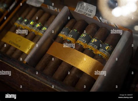 Cigars For Sale At A Shop In Havana Cuba Stock Photo Alamy