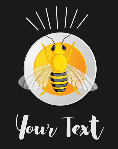 Bumble-Bee Vector Template stock vector. Illustration of dangerous ...