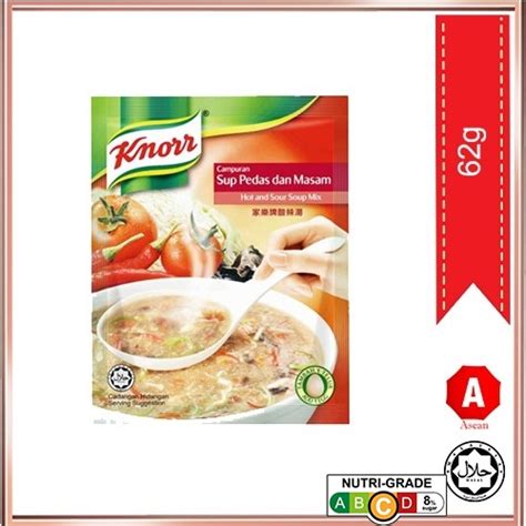 KNORR HOT AND SOUR SOUP MIX 62G Shopee Singapore