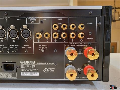 Yamaha A S Integrated Amplifier Photo Us Audio Mart