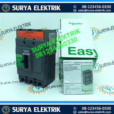 Jual Mccb Mcb Schneider Ezc F F A A Ampere Mccb Mcb Schneider