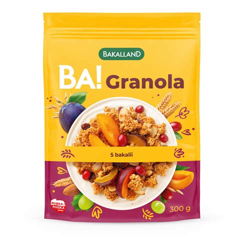 Granola BAKALLAND BA 5 Bakalii 300 G Bakalland Sklep EMPIK