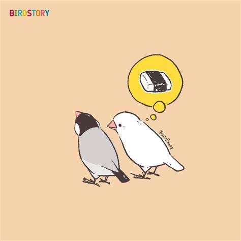 「おはようございます。本日は1月13日。お正月で残ったお餅を、いろいろとアレンジし」birdstoryのイラスト