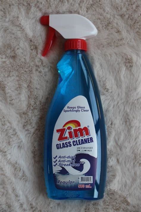 Zim Glass Cleaner Regular Scent 500ml Furniture And Home Living Cleaning And Homecare Supplies