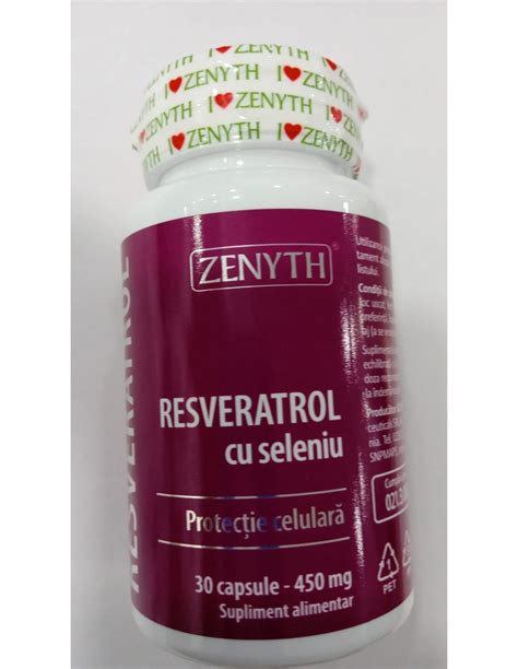 Resveratrol Cu Seleniu 30cps ZENYTH PHARMA