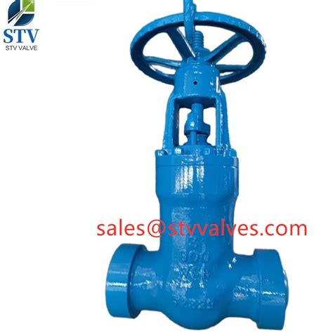 Lb Pressure Seal Gate Valve Inch Wcb Bw End China Valve