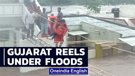 Gujarat Floods Heavy Rains In Saurashtra As Ndrf Iaf Respond