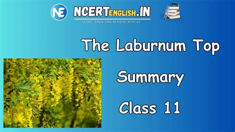 Poem 2 The Laburnum Top Archives NCERT English