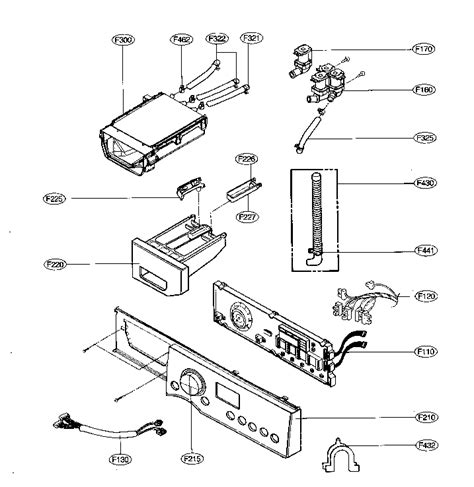 Front Load Washer Lg Front Load Washer Parts Diagram