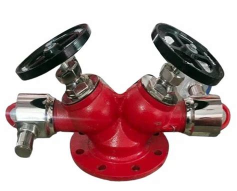 Medium Pressure Stainless Steel Double Headed Fire Hydrant Valve Size