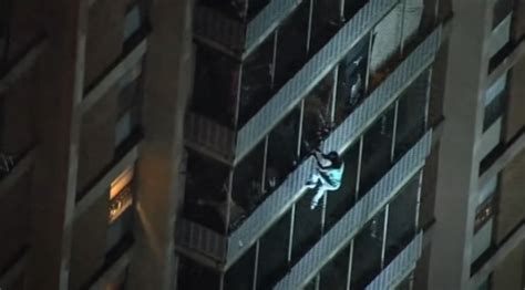 Man With Cracked Hip Scales 19 Story Building To Save His Mother