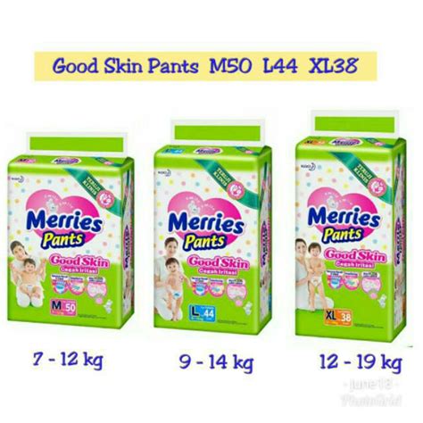 Jual Merries Good Skin M L Xl Xxl Shopee Indonesia