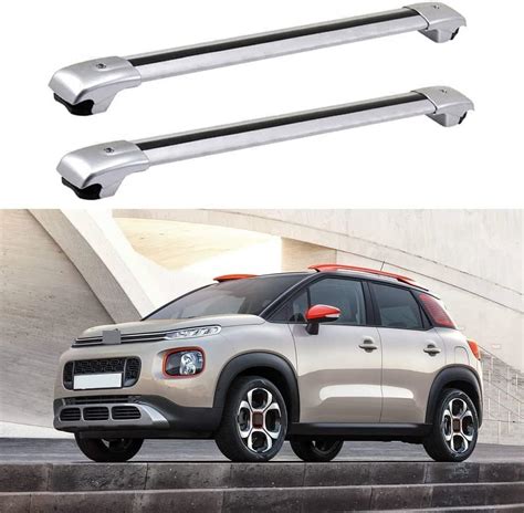 HALLEH 2 Stück Dachreling Dachgepäckträger für Citroen C3 AIRCROSS