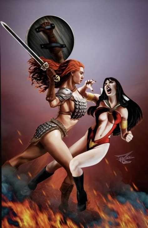 Vampirella Vs Red Sonja Leary Prices Vampirella Vs Red