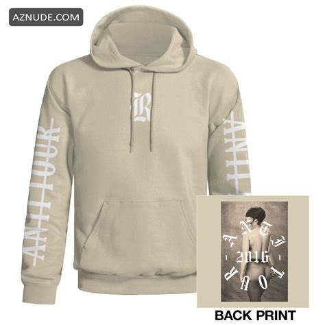 Rihanna Nude For Anti World Tour 2016 Merchandise AZNude