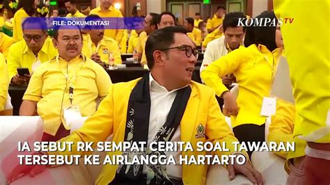 Golkar Bilang Ridwan Kamil Ditawari Megawati Jadi Bakal Cawapres Ganjar