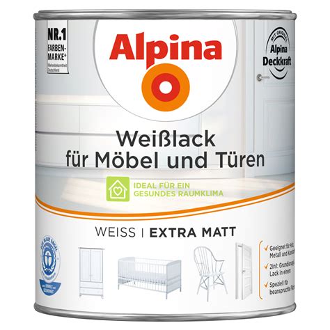 Alpina Wei Lack F R M Bel Und T Ren Extra Matt Ml