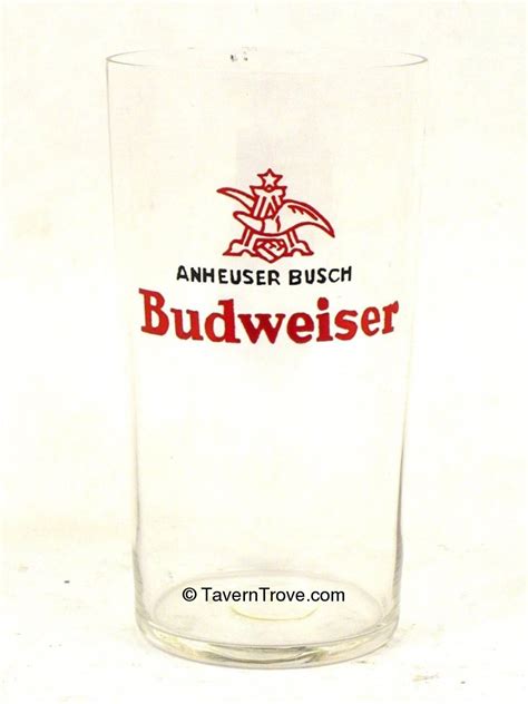 Item 88814 1933 Budweiser Lager Beer Straight Sided Acl Drinking Glass