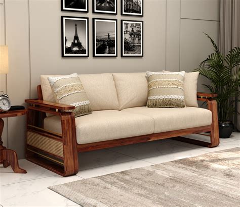 Wood Sofa Set Design Images Baci Living Room