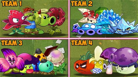 Pvz Plant Teams Vs Plant Teams Vs Zombie Teams Who Will Win