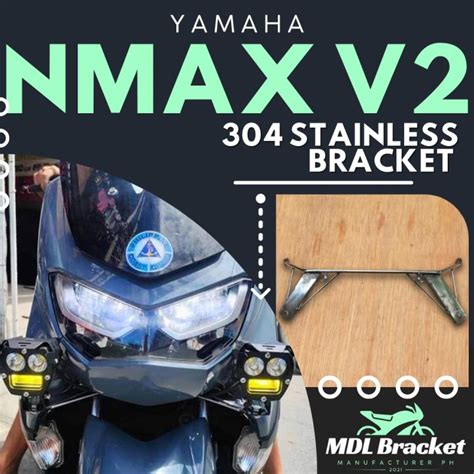 YAMAHA NMAX V2 Version 2 STAINLESS BRACKET For MDL V1 V6 Night