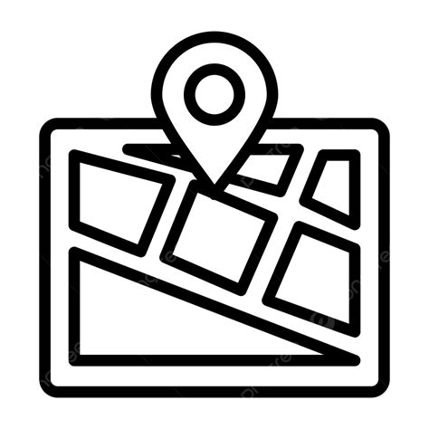 Gps Line Icon Vector Gps Icon Place Gps Png And Vector With