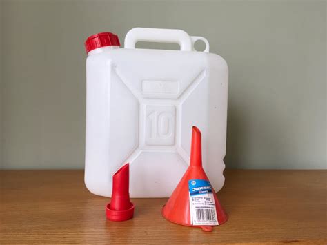 10L plastic Jerry can with funnel | in Weston-super-Mare, Somerset ...