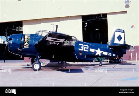 General Motors Tbm E Avenger N V Msn Ex Stock Photo