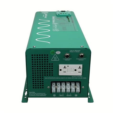 AIMS 2500 Watt Low Frequency Pure Sine Inverter Charger 12 VDC To 120