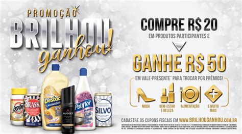 Promo O Brilhou Ganhou Ganhe Vale Presentes De Reais Amostras