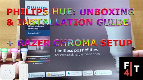 Philips Hue Unboxing Installation Guide Razer Chroma Setup Youtube