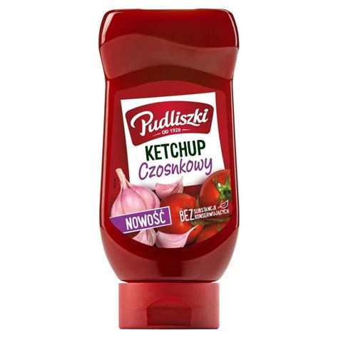 Pudliszki Ketchup Czosnkowy G Zakupy Online Z Dostaw Do Domu