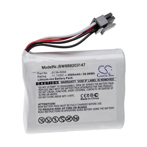 Vhbw Batterie Remplacement Pour Masimo Pour Appareil M Dical