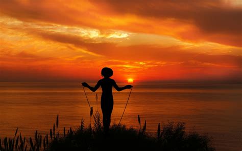 Jumping Rope, Woman, Exercising Free Stock Photo - Public Domain Pictures