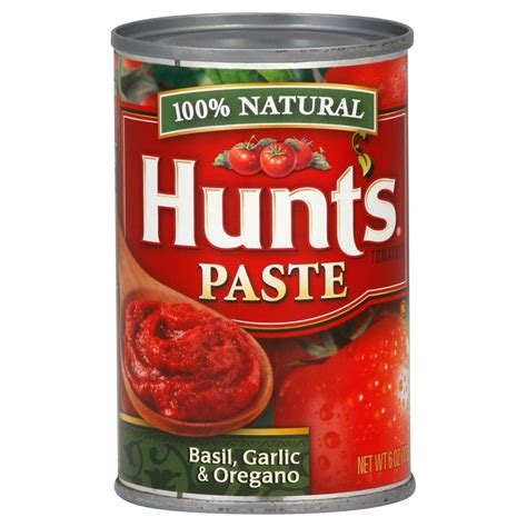 Hunts Tomato Paste Basil Garlic 6 Oz 24 Pack Stockupexpress