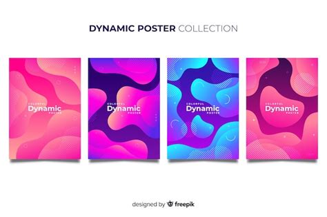 Free Vector Dynamic Poster Template Collection