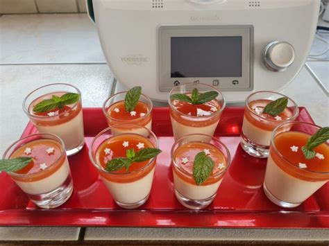 Panna Cotta Au Sirop De Pamplemousse Au Thermomix Cookomix