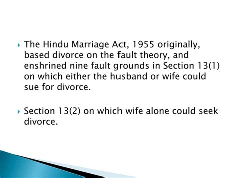 Divorce Under The Hindu Marriage Act 1955