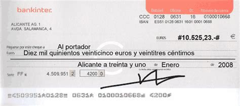 Cheque al portador Definición qué es y concepto Economipedia