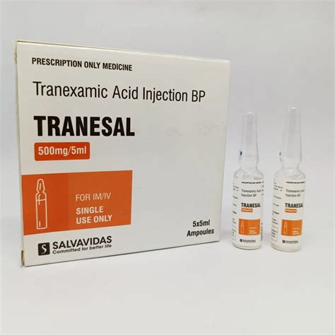 Tranexamic Acid Injection Bp Mg Ml At Rs Piece Kamrej