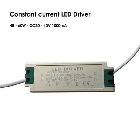 LED Driver Power Supply Transformer AC 240V DC 30 43V 1000mA 48