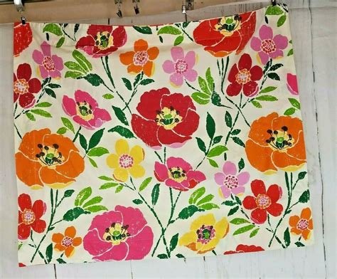 Pottery Barn Bright Blossom Large Flower Print Pillow Sham